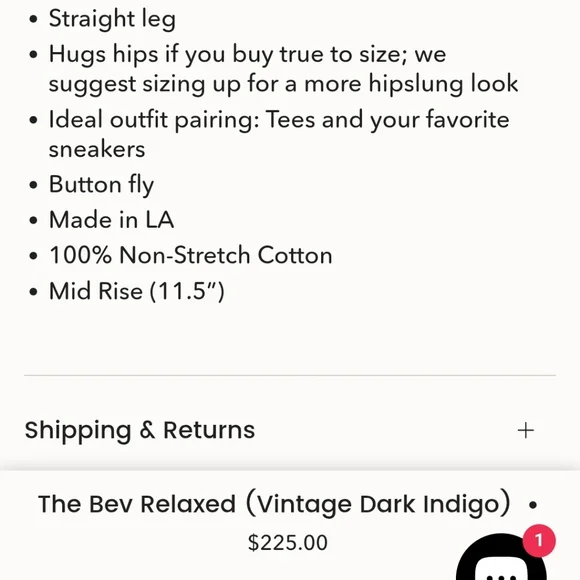 Alex Mill Bev Midrise Jeans - Picture 2 of 4